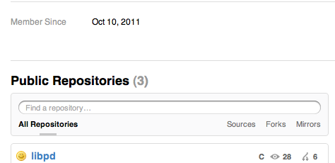 screenshot from libpd's gitorious page.